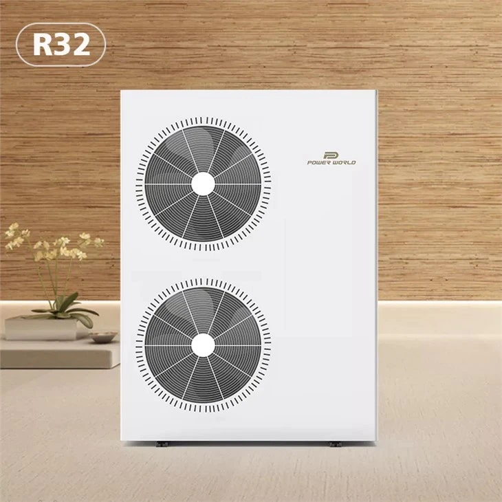 R32 luft til vann monoblokk inverter varmepumpe